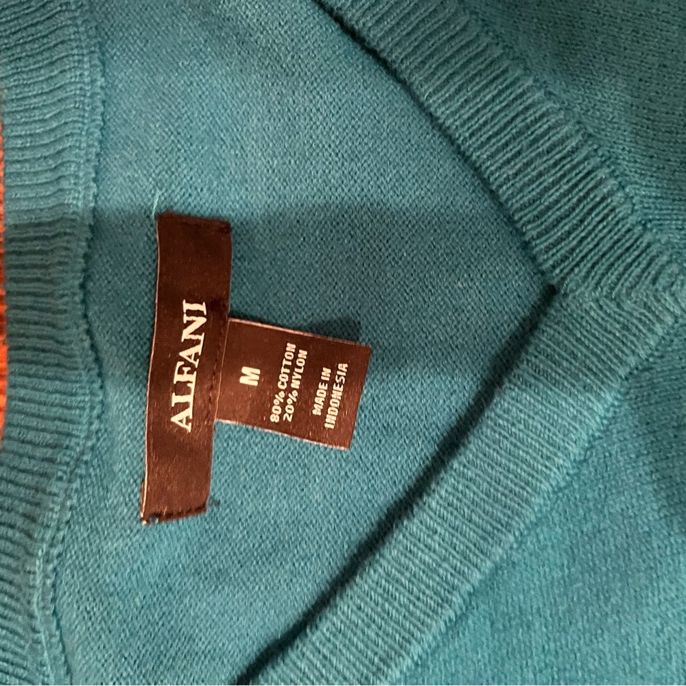 Alfani Men's Teal Sweater